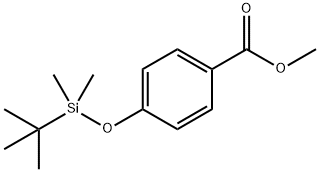 Benzoic acid, 4-[[(1,1-dimethylethyl)dimethylsilyl]oxy]-, methyl ester 结构式