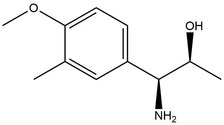 (1S,2S)-1-AMINO-1-(4-METHOXY-3-METHYLPHENYL)PROPAN-2-OL 结构式