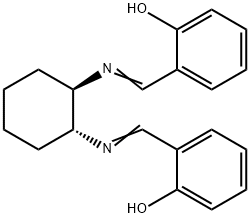 Phenol, 2,2'-[(1R,2R)-1,2-cyclohexanediylbis(nitrilomethylidyne)]bis- 结构式