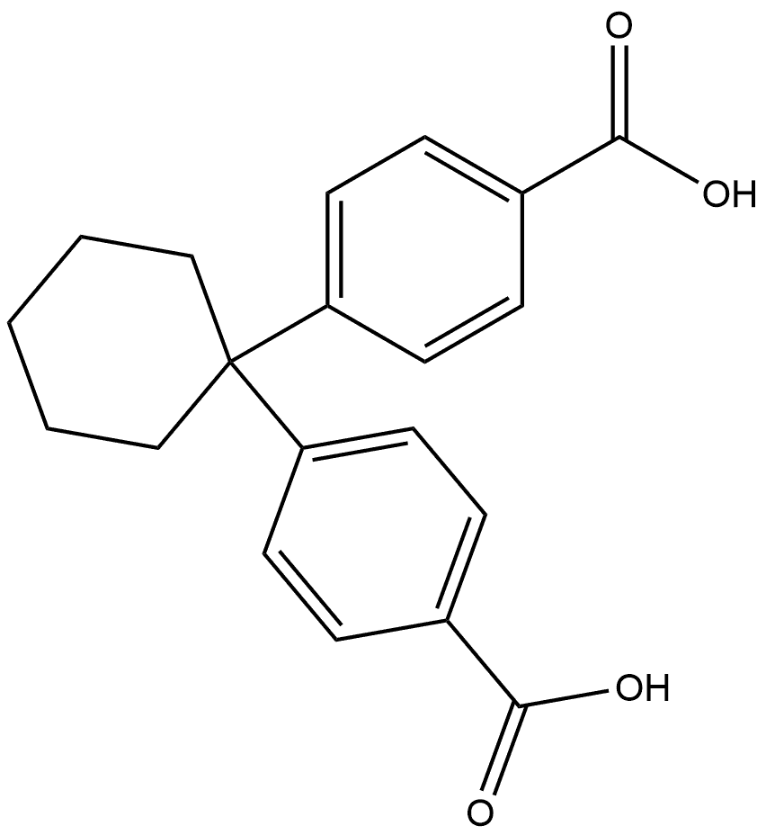 4,4′-亚环己基双[苯甲酸 结构式