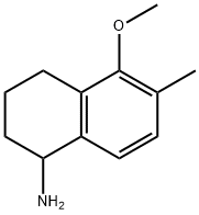 5-METHOXY-6-METHYL-1,2,3,4-TETRAHYDRONAPHTHALEN-1-AMINE 结构式