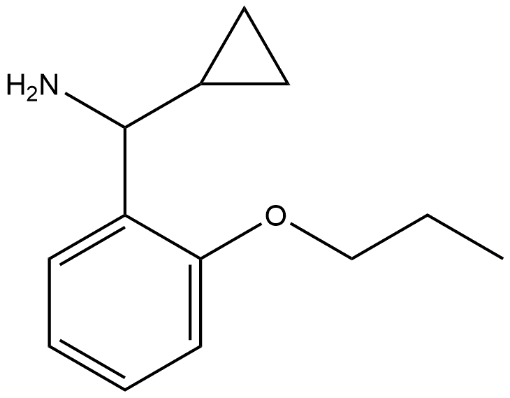 CYCLOPROPYL(2-PROPOXYPHENYL)METHANAMINE 结构式