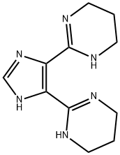 Pyrimidine, 2,2'-(1H-imidazole-4,5-diyl)bis[1,4,5,6-tetrahydro- 结构式