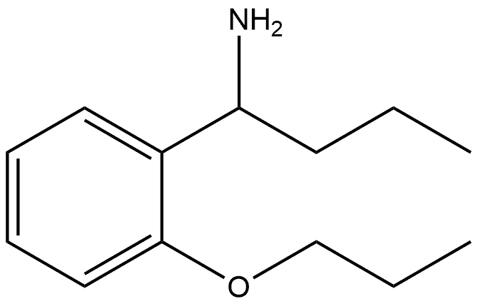 1-(2-PROPOXYPHENYL)BUTAN-1-AMINE 结构式