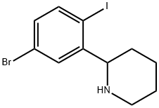 2-(5-bromo-2-iodophenyl)piperidine