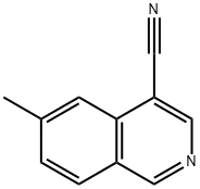 6-甲基异喹啉-4-腈 结构式