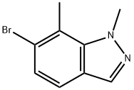 6-溴-1,7-二甲基-1H-吲唑 结构式