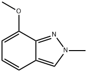 2H-Indazole, 7-methoxy-2-methyl- 结构式