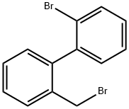 2-溴-2'-(溴甲基)-1,1'-联苯 结构式