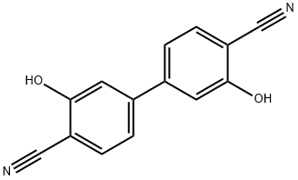 [1,1'-Biphenyl]-4,4'-dicarbonitrile, 3,3'-dihydroxy- 结构式