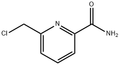 6-(氯甲基)吡啶甲酰胺 结构式