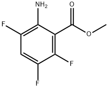 2-氨基-3,5,6-三氟苯甲酸甲酯 结构式