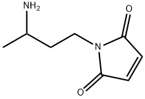 1H-Pyrrole-2,5-dione, 1-(3-aminobutyl)- 结构式