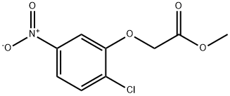 2-(2-氯-5-硝基苯氧基)乙酸甲酯 结构式