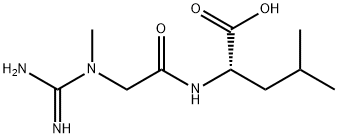 L-Leucine, N-(aminoiminomethyl)-N-methylglycyl- 结构式
