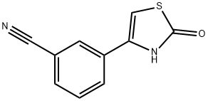 Benzonitrile, 3-(2,3-dihydro-2-oxo-4-thiazolyl)- 结构式