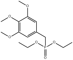 (3,4,5-三甲氧基苄基)磷酸二乙酯 结构式