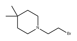 Piperidine, 1-(2-bromoethyl)-4,4-dimethyl- 结构式