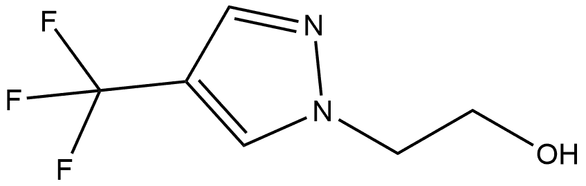 2-(4-(三氟甲基)-1H-吡唑-1-基)乙烷-1-醇 结构式