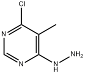 4-氯-5-甲基-6-肼基嘧啶 结构式