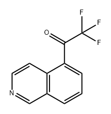 Ethanone, 2,2,2-trifluoro-1-(5-isoquinolinyl)- 结构式