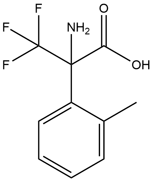 2-氨基-3,3,3-三氟-2-(2-甲基苯基)丙酸 结构式