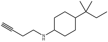 N-(丁-3-炔-1-基)-4-(叔戊基)环己-1-胺 结构式