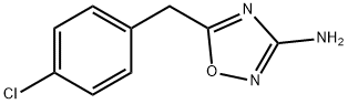 5-(4-氯苄基)-1,2,4-恶二唑-3-胺 结构式