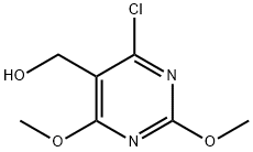 5-Pyrimidinemethanol, 4-chloro-2,6-dimethoxy- 结构式