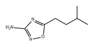 5-异戊基-1,2,4-噁二唑-3-胺 结构式