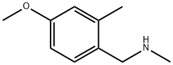 1-(4-甲氧基-2-甲基苯基)-N-甲基甲胺 结构式