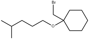 1-(溴甲基)-1-((4-甲基戊基)氧基)环己烷 结构式