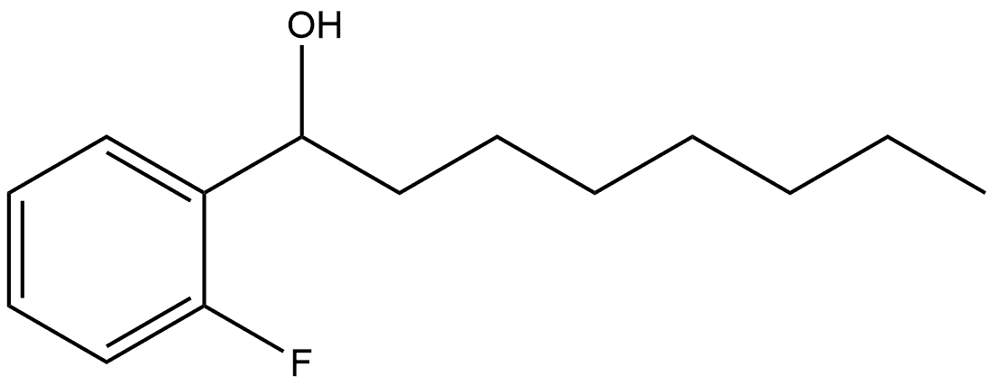 2-Fluoro-α-heptylbenzenemethanol 结构式