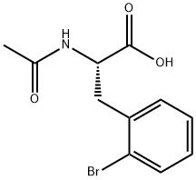 Phenylalanine, N-acetyl-2-bromo- 结构式