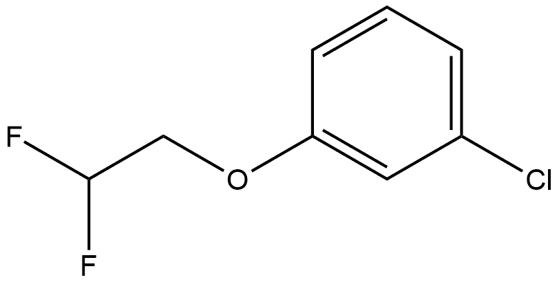 1-Chloro-3-(2,2-difluoroethoxy)benzene 结构式