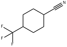 4-(三氟甲基)环己烷甲腈 结构式