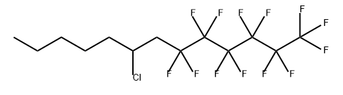 Tridecane, 8-chloro-1,1,1,2,2,3,3,4,4,5,5,6,6-tridecafluoro- 结构式