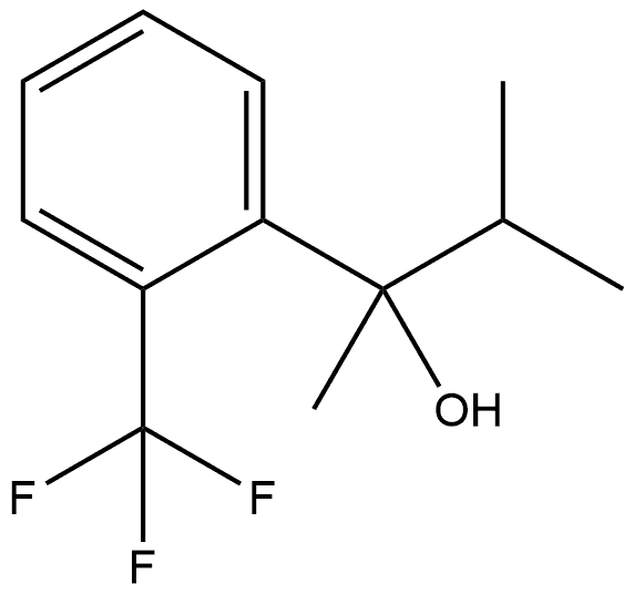 α-Methyl-α-(1-methylethyl)-2-(trifluoromethyl)benzenemethanol 结构式