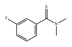 3-氟- N,N-二甲基-苯硫酰胺 结构式