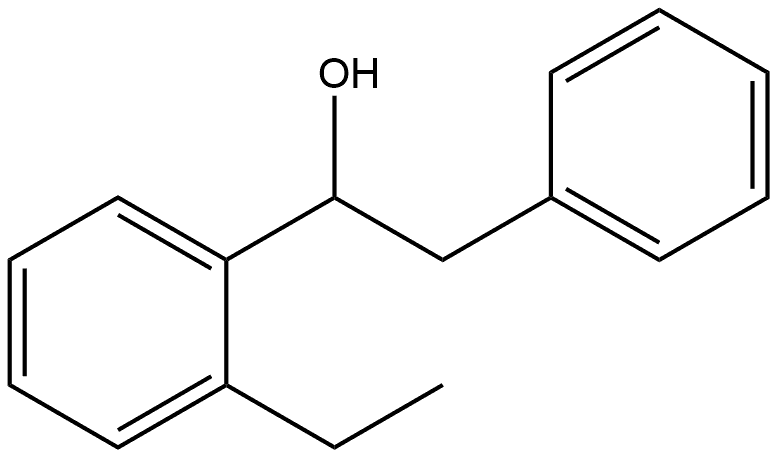 α-(2-Ethylphenyl)benzeneethanol 结构式