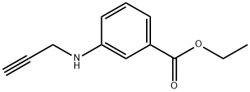 3-(丙-2-炔-1-基氨基)苯甲酸乙酯 结构式