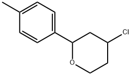 4-氯-2-(对甲苯基)四氢-2H-吡喃 结构式