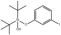 Silanol, 1,1-bis(1,1-dimethylethyl)-1-(3-iodophenoxy)- 结构式
