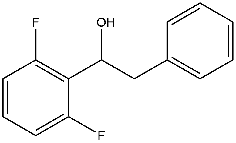 α-(2,6-Difluorophenyl)benzeneethanol 结构式