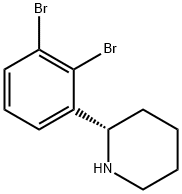 2-(2,3-dibromophenyl)piperidine 结构式