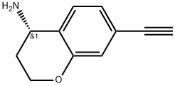 (S)-7-乙炔基苯并二氢吡喃-4-胺 结构式