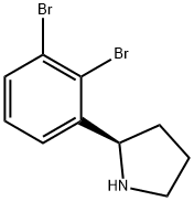 2-(2,3-dibromophenyl)pyrrolidine 结构式