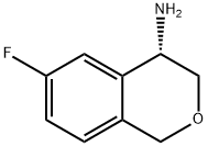 1H-2-Benzopyran-4-amine, 6-fluoro-3,4-dihydro-, (4S)- 结构式