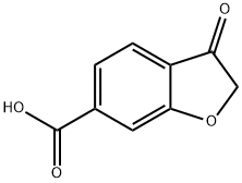 3-氧代-2,3-二氢苯并呋喃-6-羧酸 结构式