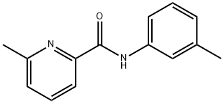 2-Pyridinecarboxamide, 6-methyl-N-(3-methylphenyl)- 结构式